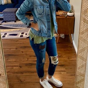 Madewell skinny skinny patchwork edition